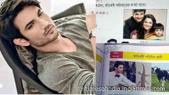 Another rich tribute paid to late Sushant Singh Rajput, fans get emotional after seeing SSR's picture featured on a school textbook