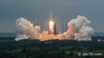 Debris from out-of-control Chinese rocket expected to crash into Earth this weekend