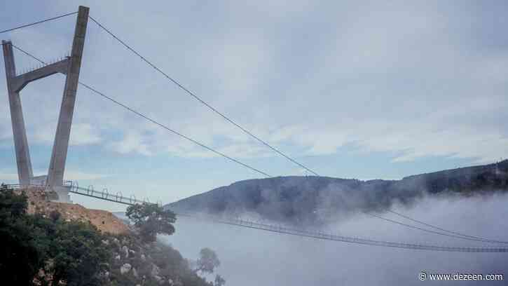 World's longest pedestrian suspension bridge opens in Portugal