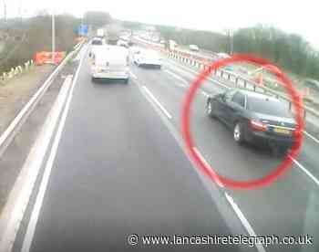 Cash for crash fraudster caused 3-vehicle M62 smash