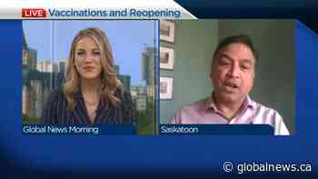 Sask. epidemiologist on second vaccination doses, re-opening