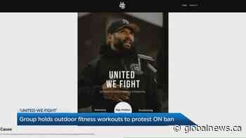 Gym owner holds outdoor fitness classes in protest of Ontario lockdown restrictions