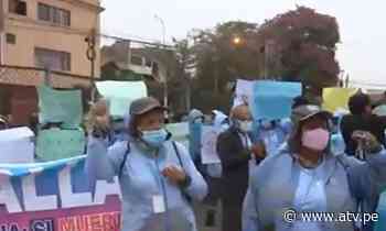 Callao: Trabajadores de limpieza piden ser vacunados contra el Covid-19 - ATV.pe