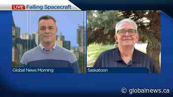 Local astronomer on rocket crashing towards Earth