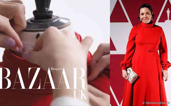 Video: Olivia Colmans Oscar-Kleid von Dior benötigte 320 Stunden um hergestellt zu werden