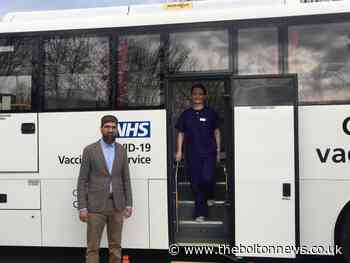 Catch the Covid vaccination bus outside Bolton mosque tomorrow