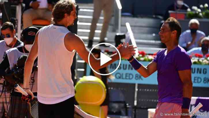 ATP Madrid 2021: Zverev vs Rafael Nadal's HIGHLIGHTS