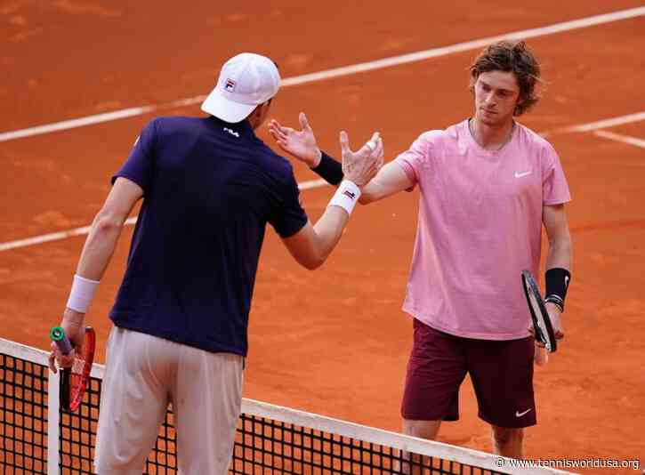 John Isner: Andrey Rublev was the better player but I won