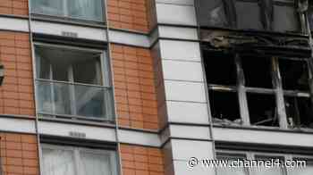 Two people treated in hospital after London tower block fire - Channel 4 News