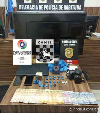 Em Imbituba: Operação resulta na prisão em flagrante de suspeita de tráfico e receptação - Notisul