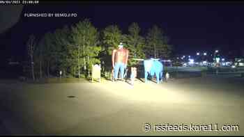New surveillance video shows how Bemidji's mighty Paul Bunyan broke his arm