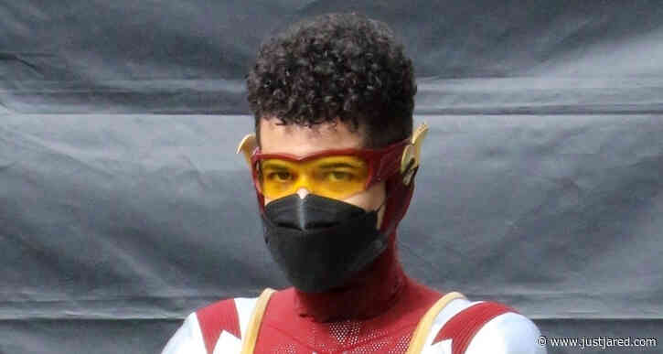Jordan Fisher Gets Into Character As Impulse In First Set Photos From 'The Flash'