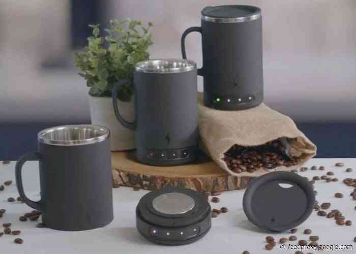 BOLT heated mug keeps your drink hot for over 4 hours