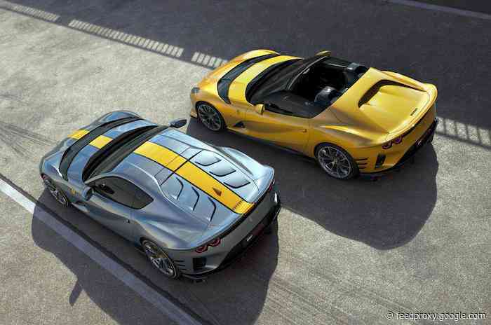 Ferrari 812 Competizione and 812 Competizione A get official