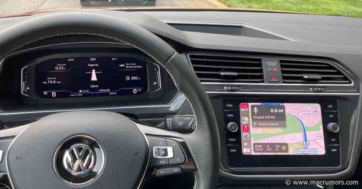 Review: 2021 Volkswagen Tiguan Adds Wireless CarPlay With Multi-Screen Support for Apple Maps Directions
