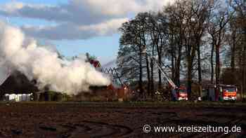 Rund 130 Einsatzkräfte löschen Brand in Klein Lessener Ortschaft Dahlskamp - kreiszeitung.de