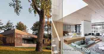 chevalier morales reinterprets american midcentury architecture with orthogonal residence in montreal - Designboom