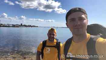 Friends walking 132 miles to Hastings Pier for charity
