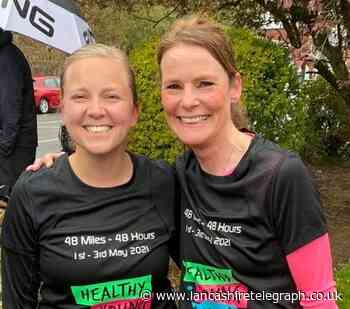 Running friends complete 48 miles challenge for children's mental health charity