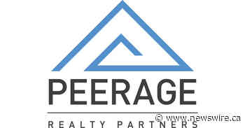 Scott Bunker Joins Peerage Realty as Chief Growth Officer and President, Core Services - Canada NewsWire