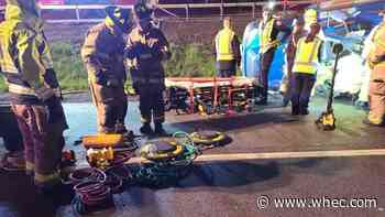 1 injured in tractor-trailer crash on I-90 in Henrietta