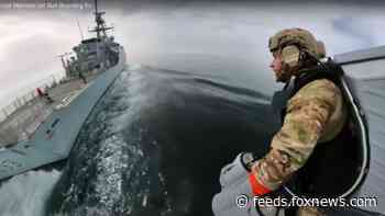 WATCH: British Royal Marines testing jetpacks that can reach speeds of 80 mph