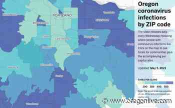Which 10 ZIP codes in Oregon recorded most new coronavirus cases? - OregonLive