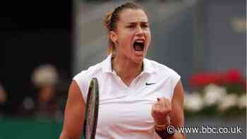 Sabalenka shocks Barty to win Madrid Open title