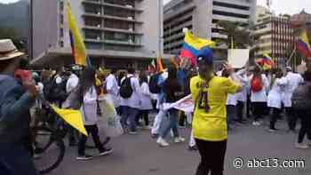 Colombians in Houston fear unrest in country will get worse - KTRK-TV