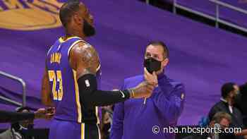 Frank Vogel: Injured LeBron James not attending Lakers games isn’t due to medical reason - NBC Sports