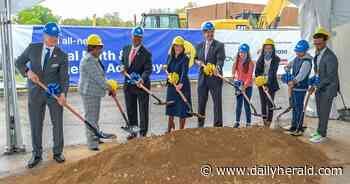 Ground broken on new middle school built with AbbVie donation