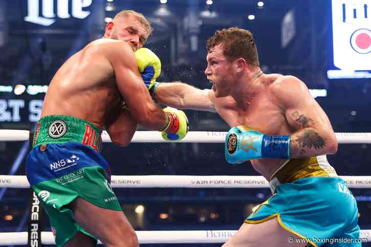 Canelo Alvarez Makes Billy Joe Saunders Eat His Words, Beats Him Down Then Stops Him In The 8th