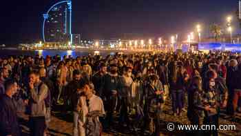 Hundreds party in Spain as coronavirus curfew ends in most of the country