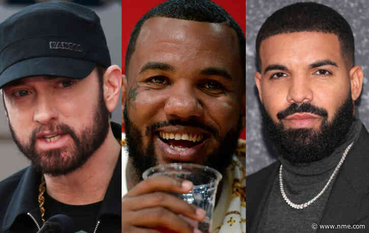 The Game names Eminem and Drake among his Top 10 rappers alive
