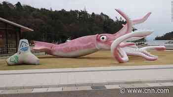 Town spent Covid relief funds on statue of a giant squid