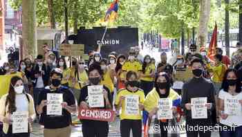 Toulouse : une centaine de personnes mobilisées pour dénoncer les violences en Colombie - LaDepeche.fr