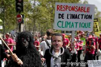 French demonstrators demand more action on climate change