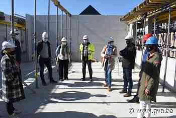 Nieuwbouw voor eerstejaars Campus Rozenberg zit op schema - Gazet van Antwerpen