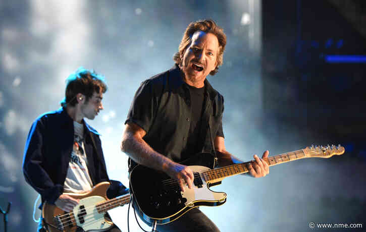 Eddie Vedder performs ‘Corduroy’ and calls for vaccine equality at Vax Live