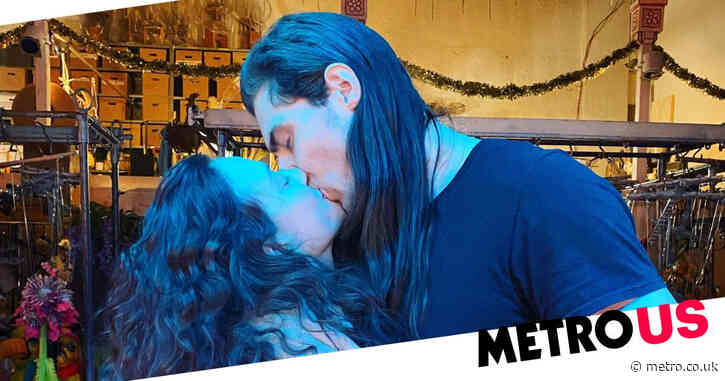 WandaVision star Kat Dennings kisses new man Andrew W.K. confirming romance
