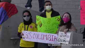 Saskatoon Colombian community raises awareness about human rights violations in their home country - CTV News Saskatoon
