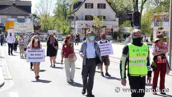 Corona: 70 Menschen demonstrieren in Olching gegen Schutzmaßnahmen - Merkur Online