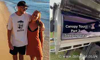 Van life couple convert their humble ute into an incredible luxury camper in Australia