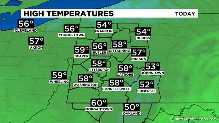 Pittsburgh Weather: Drying Out Following A Wet Weekend