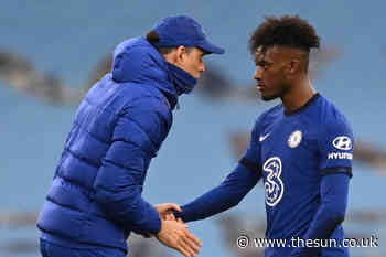 Thomas Tuchel spotted giving Callum Hudson-Odoi coaching tips just seconds after Chelsea’s win at Man C... - The Sun