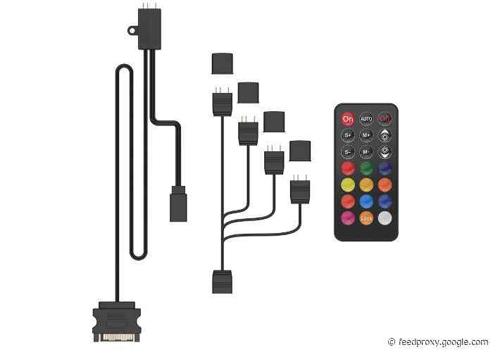 SilentiumPC ARGB Controller and Nano-Reset Remote