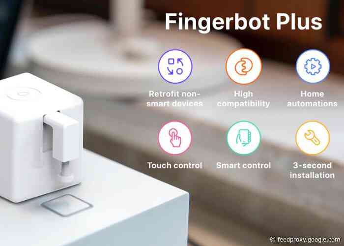 Fingerbot Plus remote robot button pusher from $25