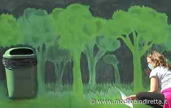 Modena est, sui muri della scuola i disegni di genitori e bambini. VIDEO - modenaindiretta.it