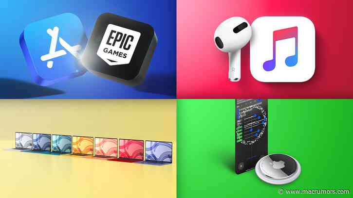 Top Stories: Epic Games vs. Apple, Hidden AirTag Mode, Apple Music Hi-Fi, Colorful MacBook Air?