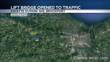 Brockport lift bridge reopens to traffic